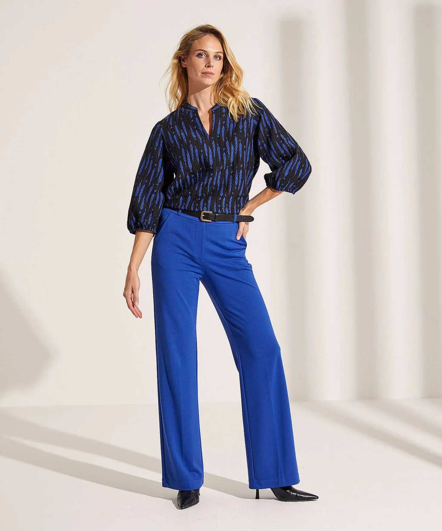 Kyra Wide Leg Broek Hetty