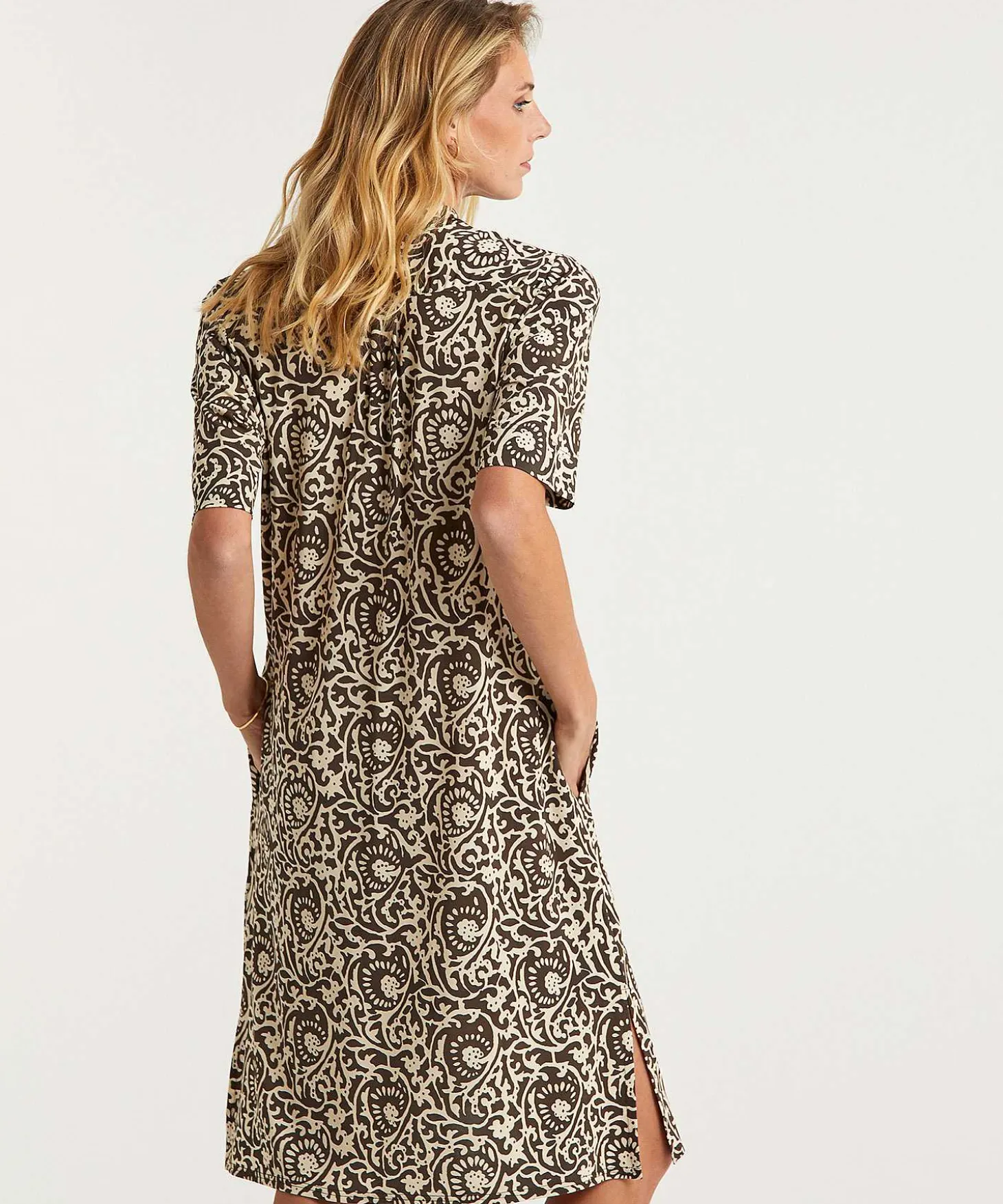 Lasalle Slinky Jurk Met Print