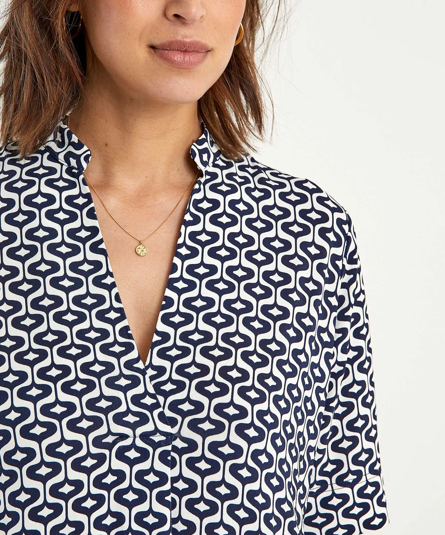 Lasalle Slinky Jurk Met Print