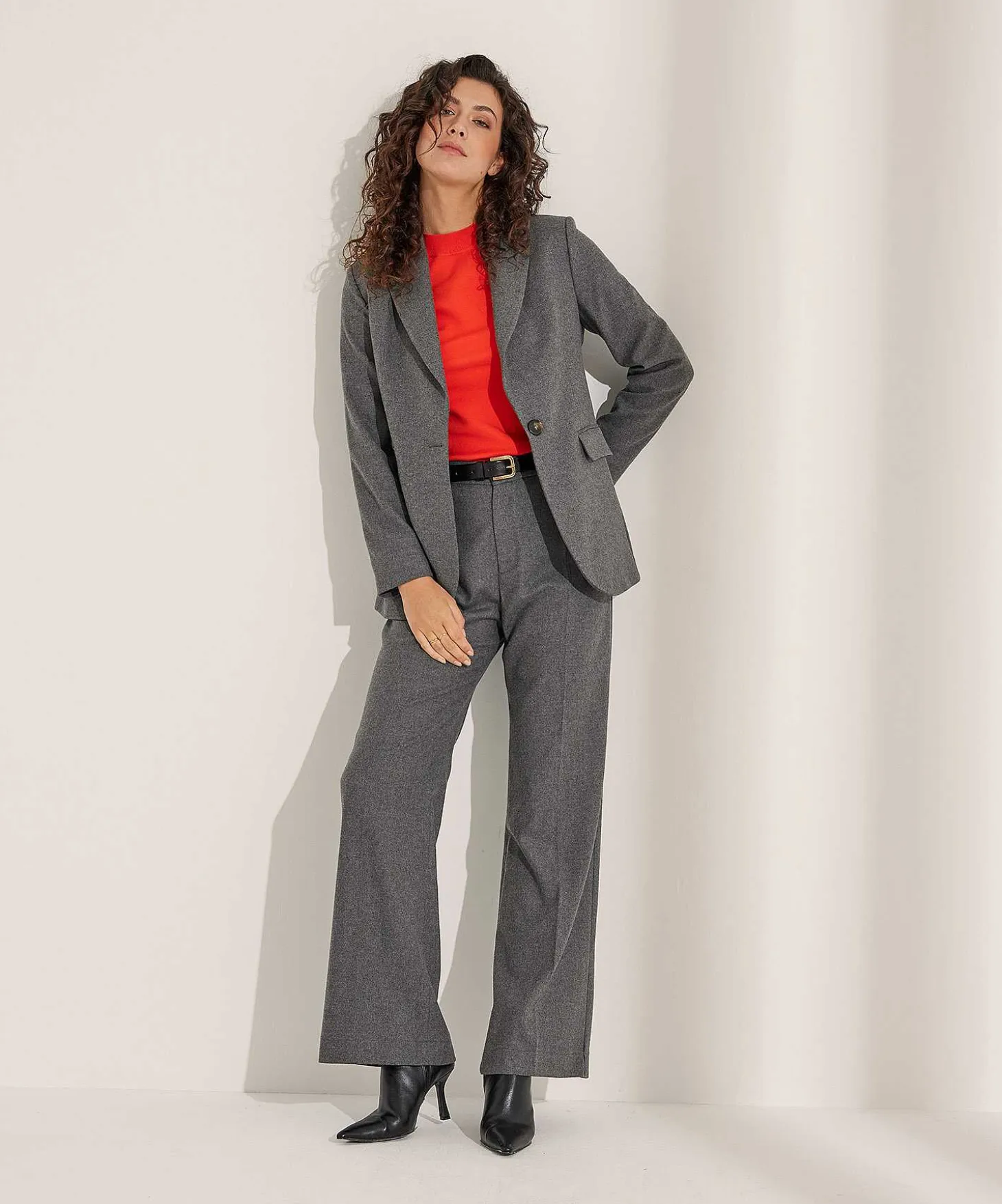 Lasalle Wide Leg Broek Flanel