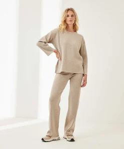 Lasalle Wide Leg Broek Punta Knit