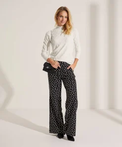 Leo & Ugo Jacquard Trui Met Pareltjes