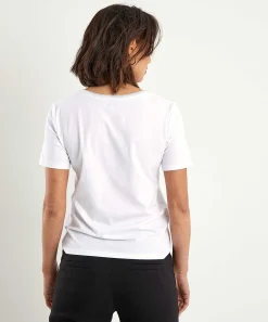 Leo & Ugo T-Shirt Fashionprint Met Pareltjes