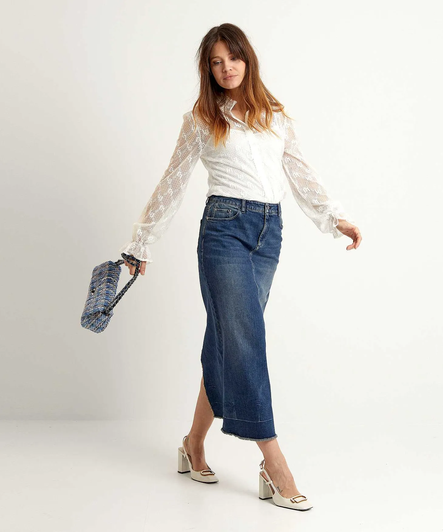 Liu Jo Blouse Van Kantstof