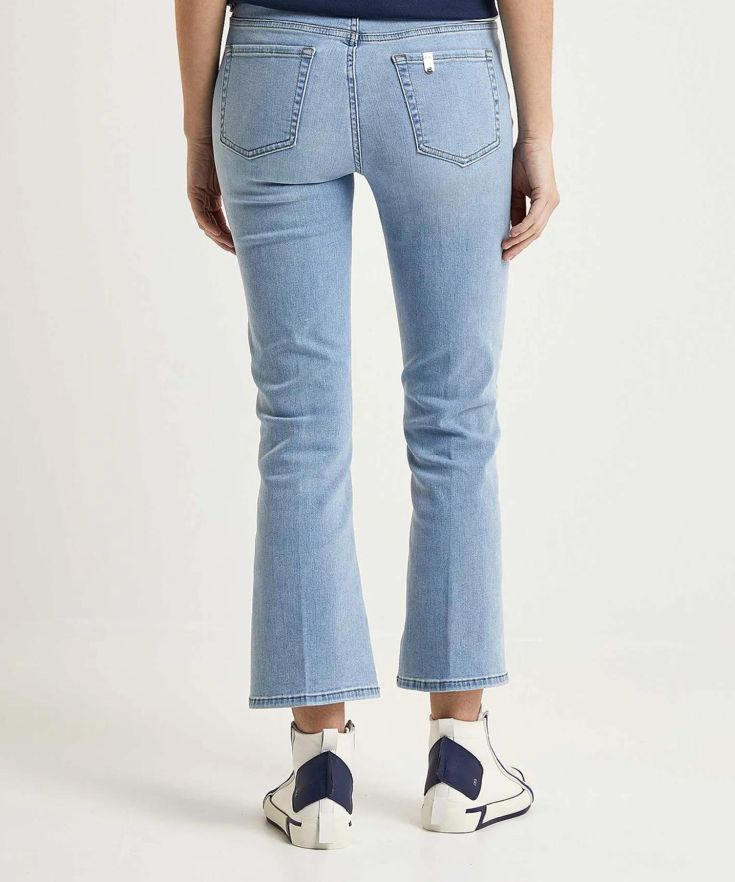 Liu Jo Cropped Flared Jeans Authentic Fly