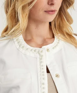 Liu Jo Denim Jasje Met Parels