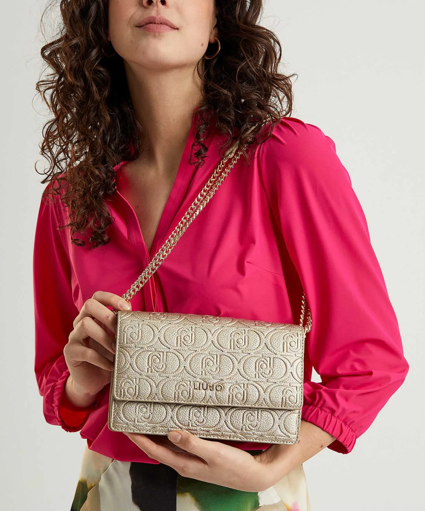 Liu Jo Goudkleurig Crossbody Tasje
