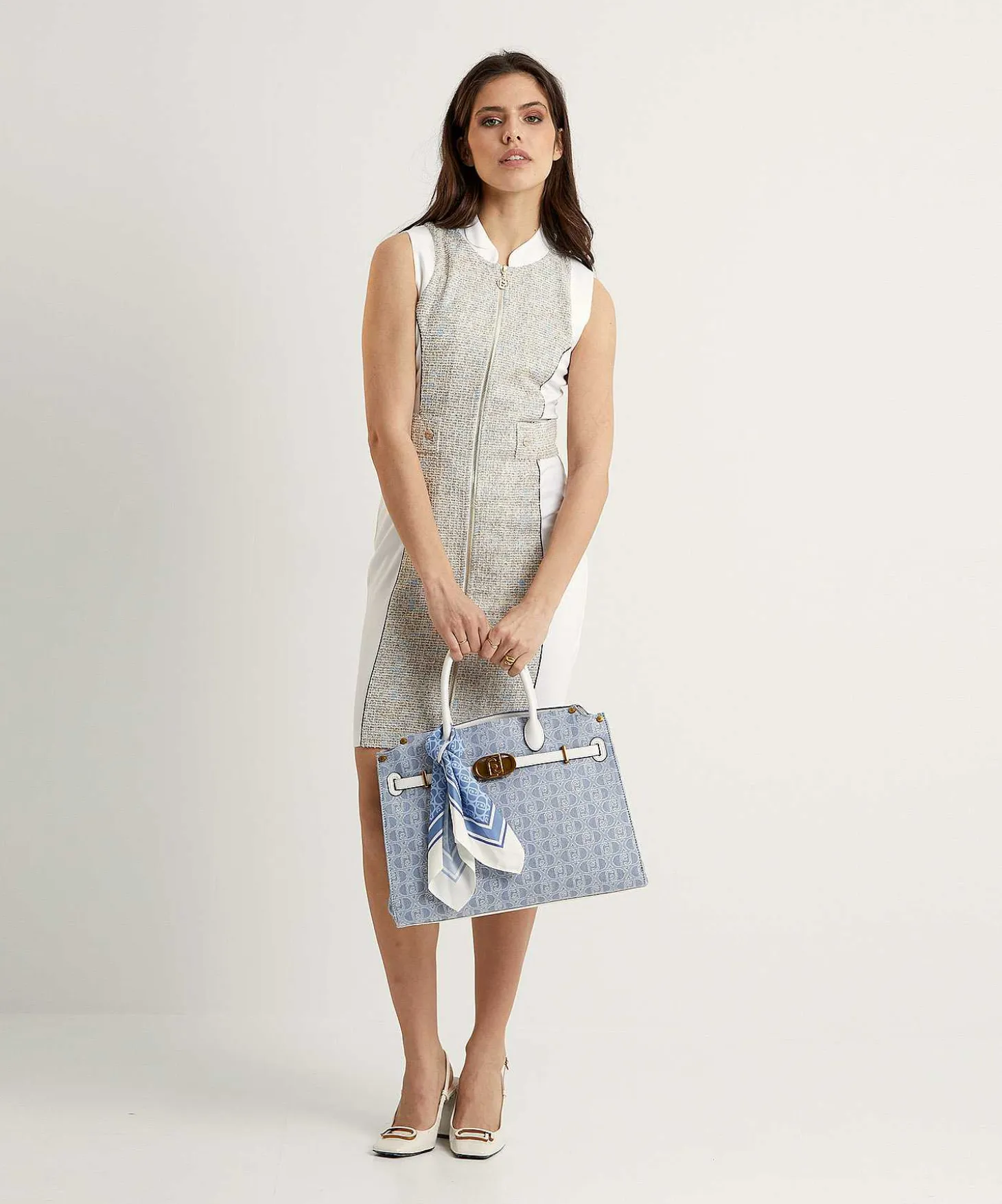 Liu Jo Handtas Tekstprint Denim
