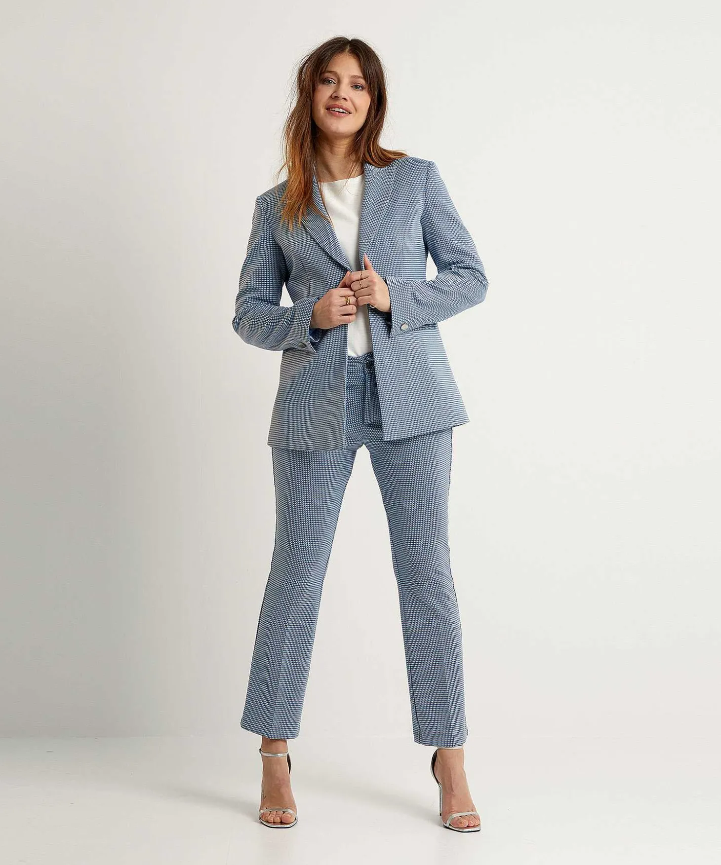 Liu Jo Jacquard Kick Flare Broek Minimal