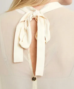 Liu Jo Mouwloze Silky Top Voile Georgette