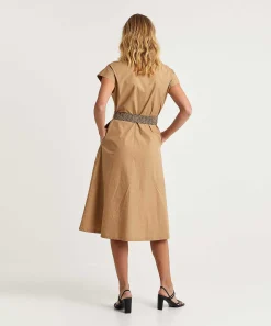 Liu Jo Poplin Jurk Met Ceintuur