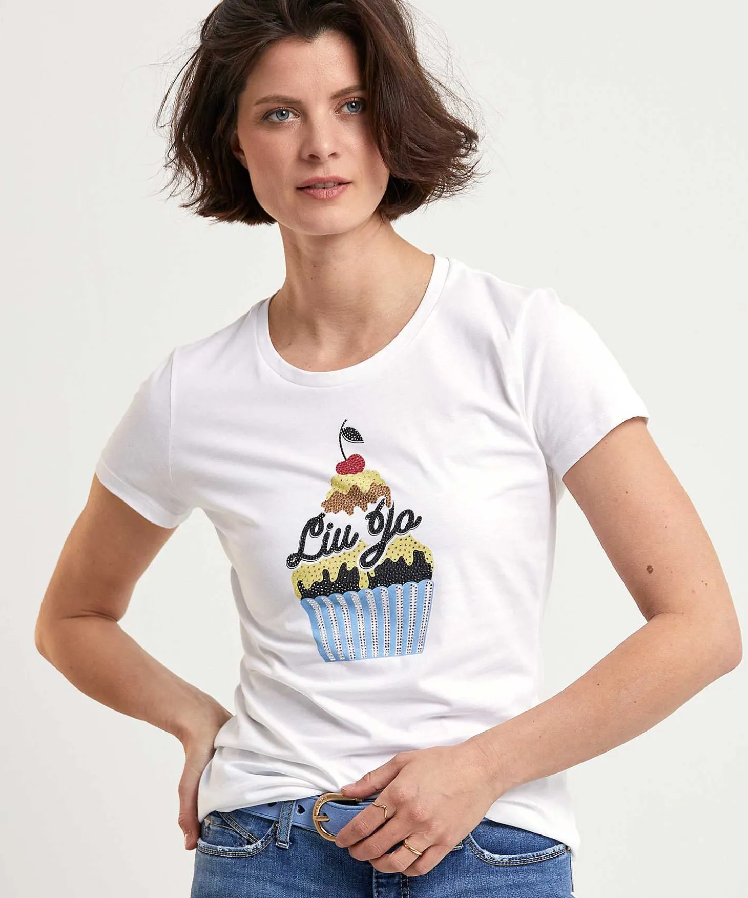 Liu Jo T-Shirt Strass