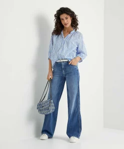 Louis And Mia Cotton Voile Blouse Strepen