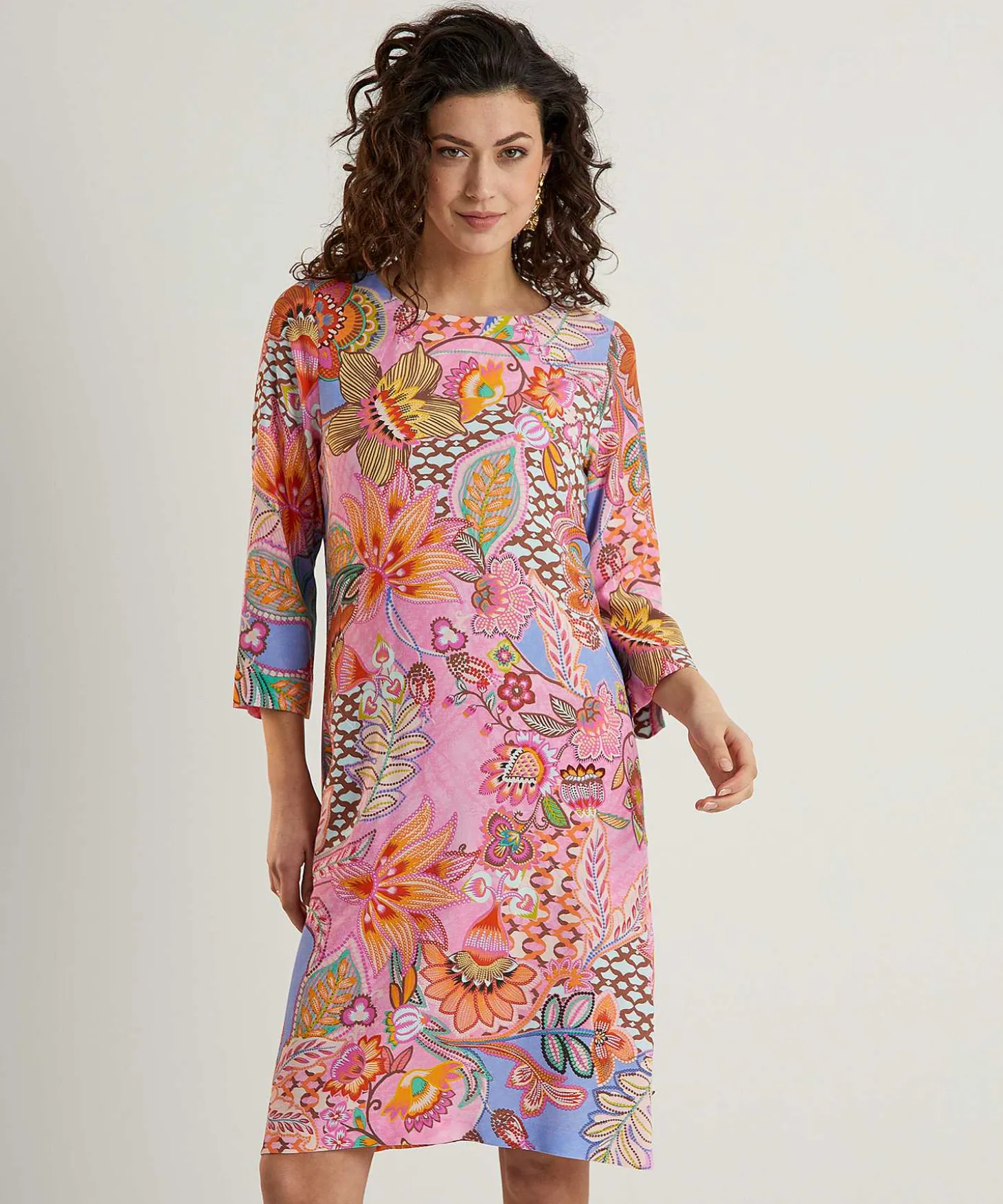 Louis And Mia Crepe Jurk Multiflower