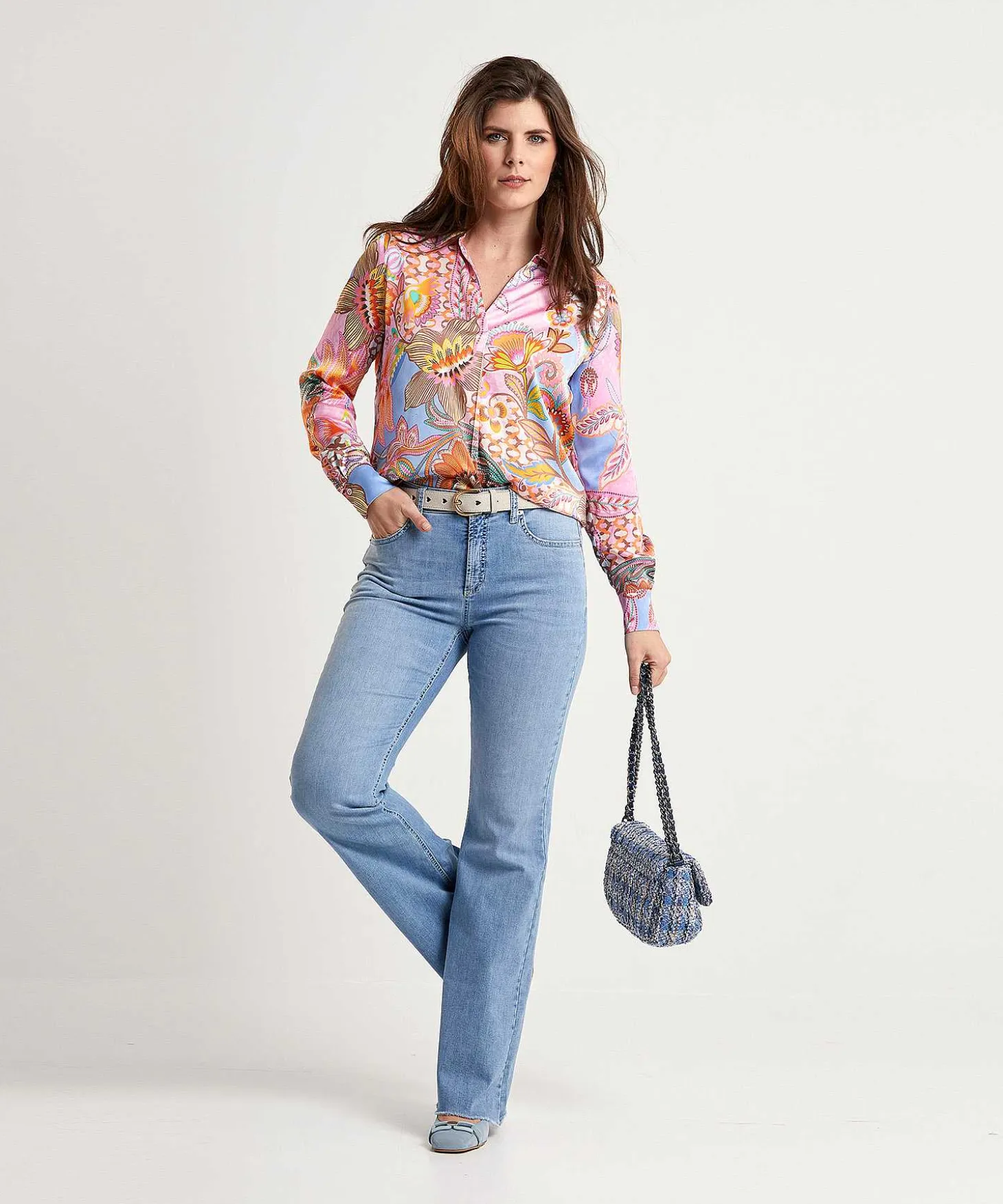 Louis And Mia Silky Blouse Multiflower