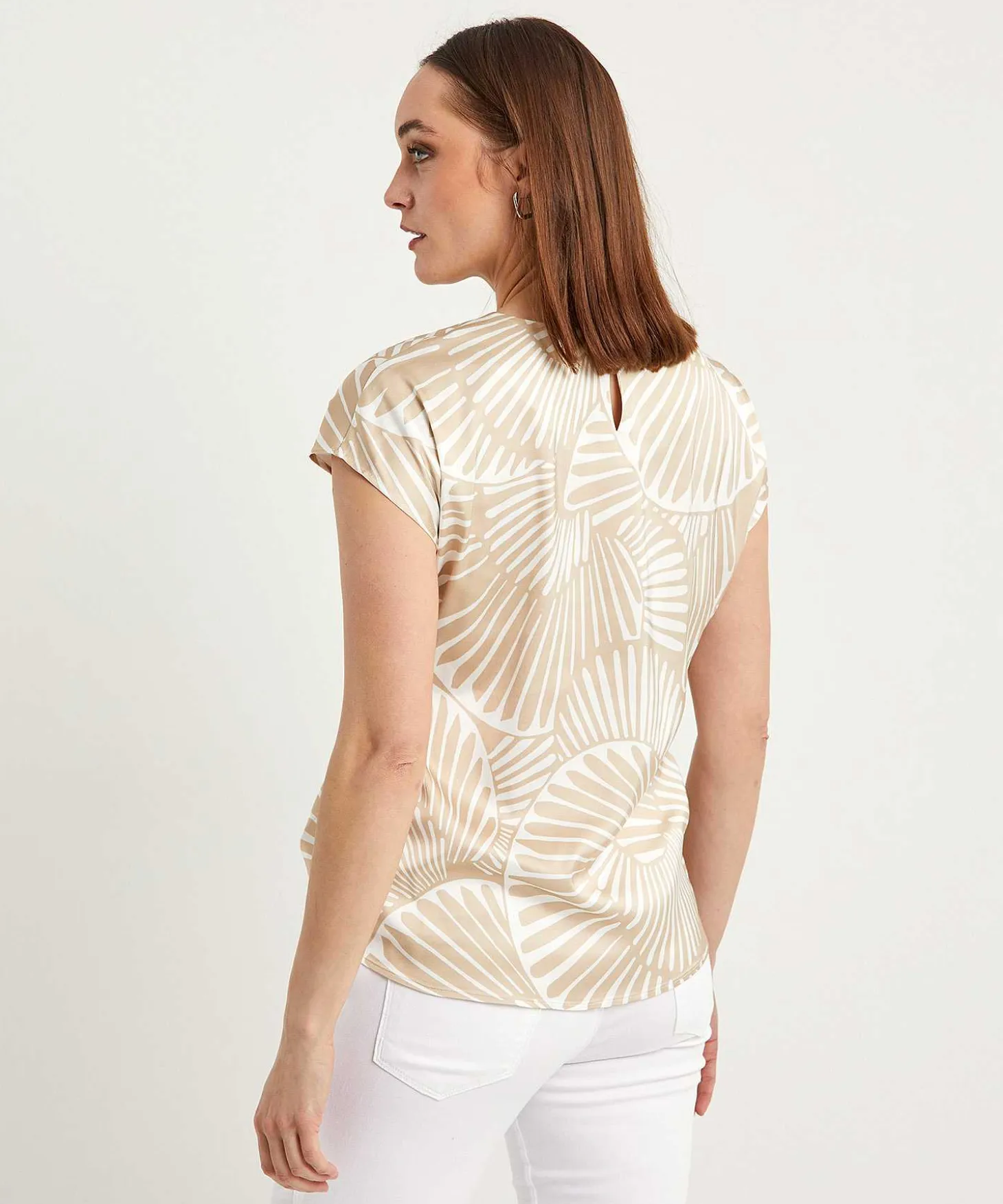 Louis And Mia Silky Blouse Two-Tone
