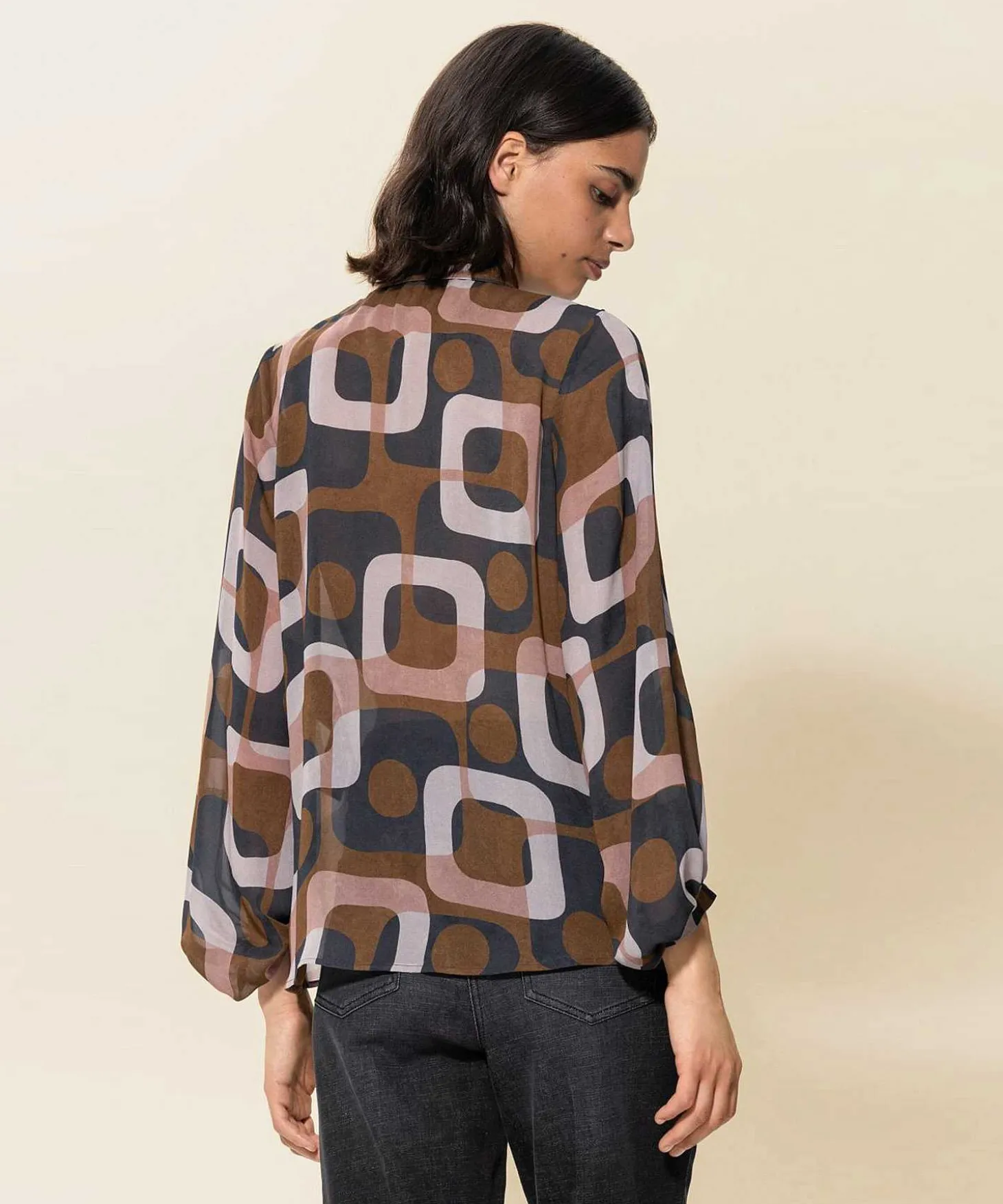 Luisa Cerano Blouse Grafische Print