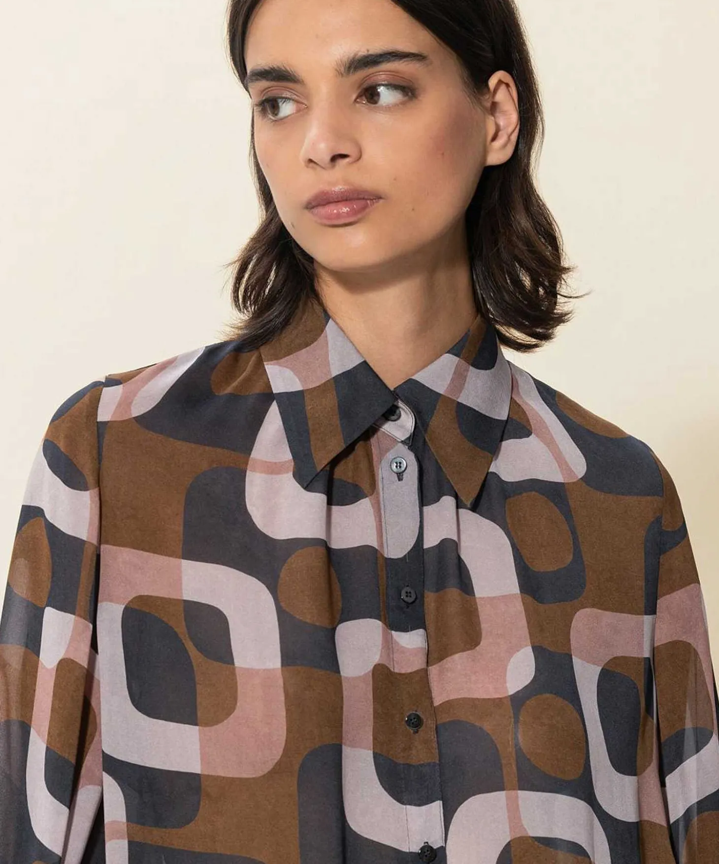 Luisa Cerano Blouse Grafische Print