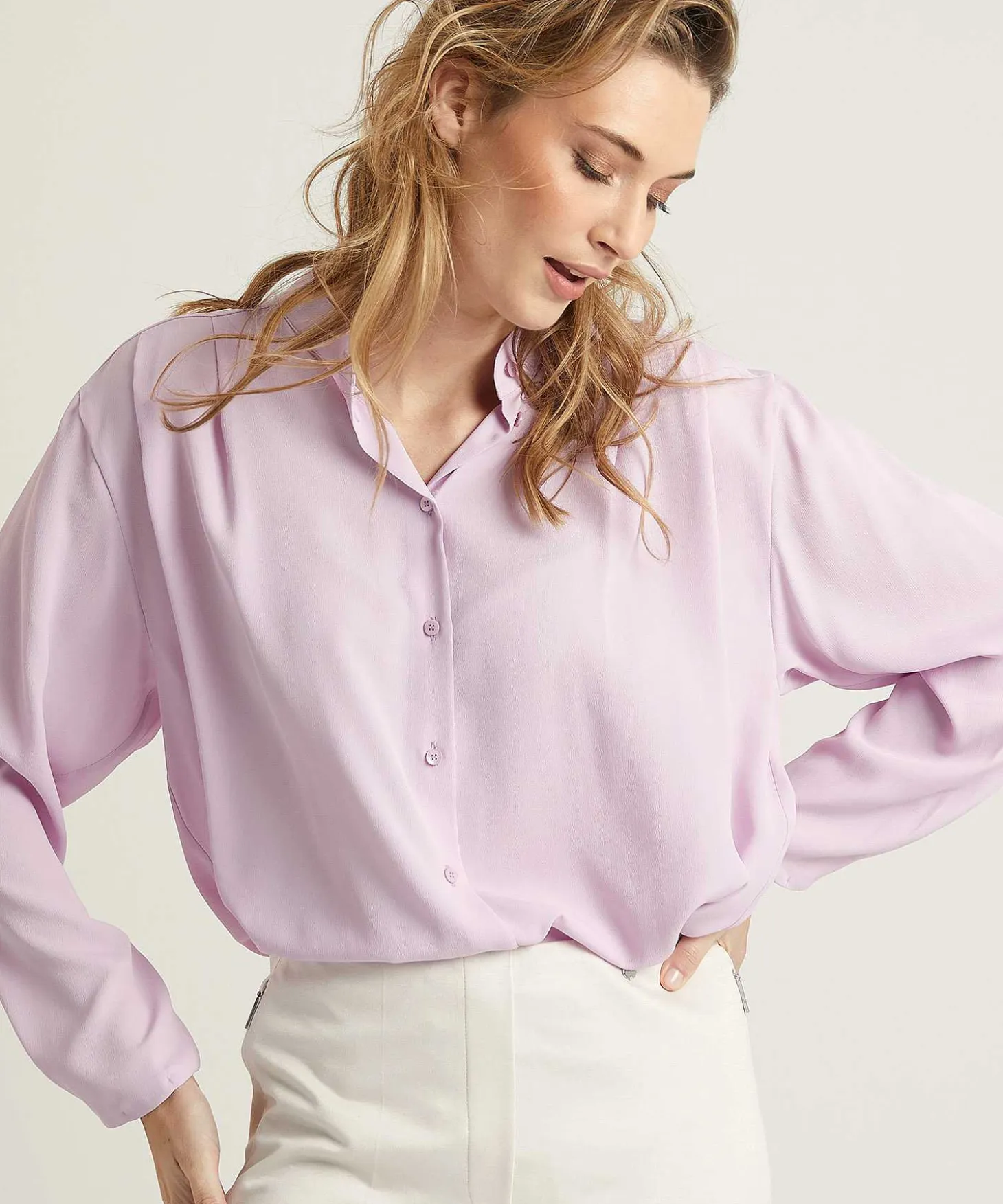 Luisa Cerano Blouse Met Zijde