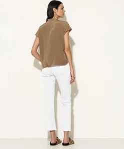 Luisa Cerano Kick Flare Broek Soft Cotton