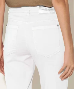 Luisa Cerano Kick Flare Broek Soft Cotton