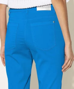 Luisa Cerano Kick Flare Broek Soft Cotton