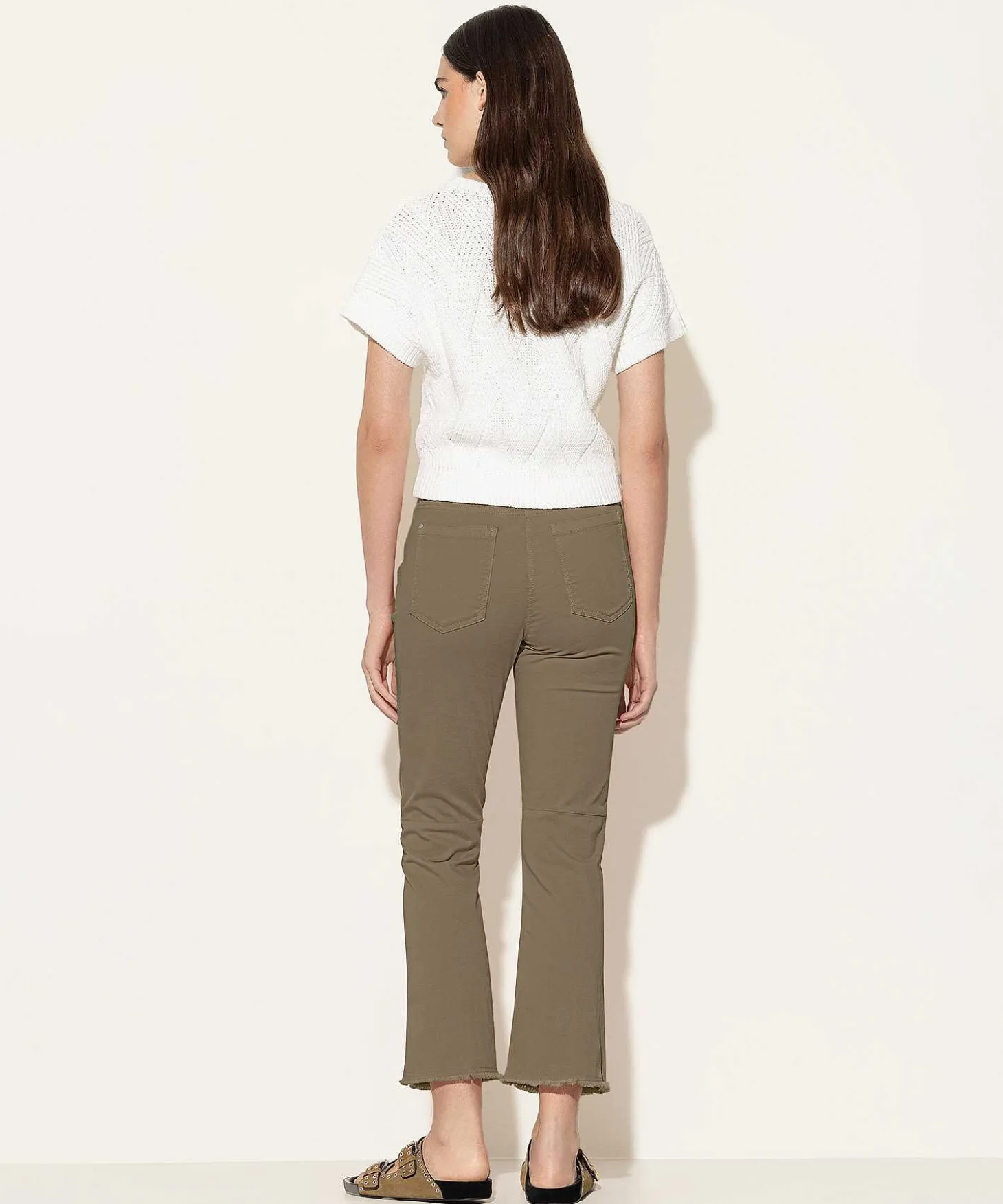Luisa Cerano Kick Flare Soft Broek