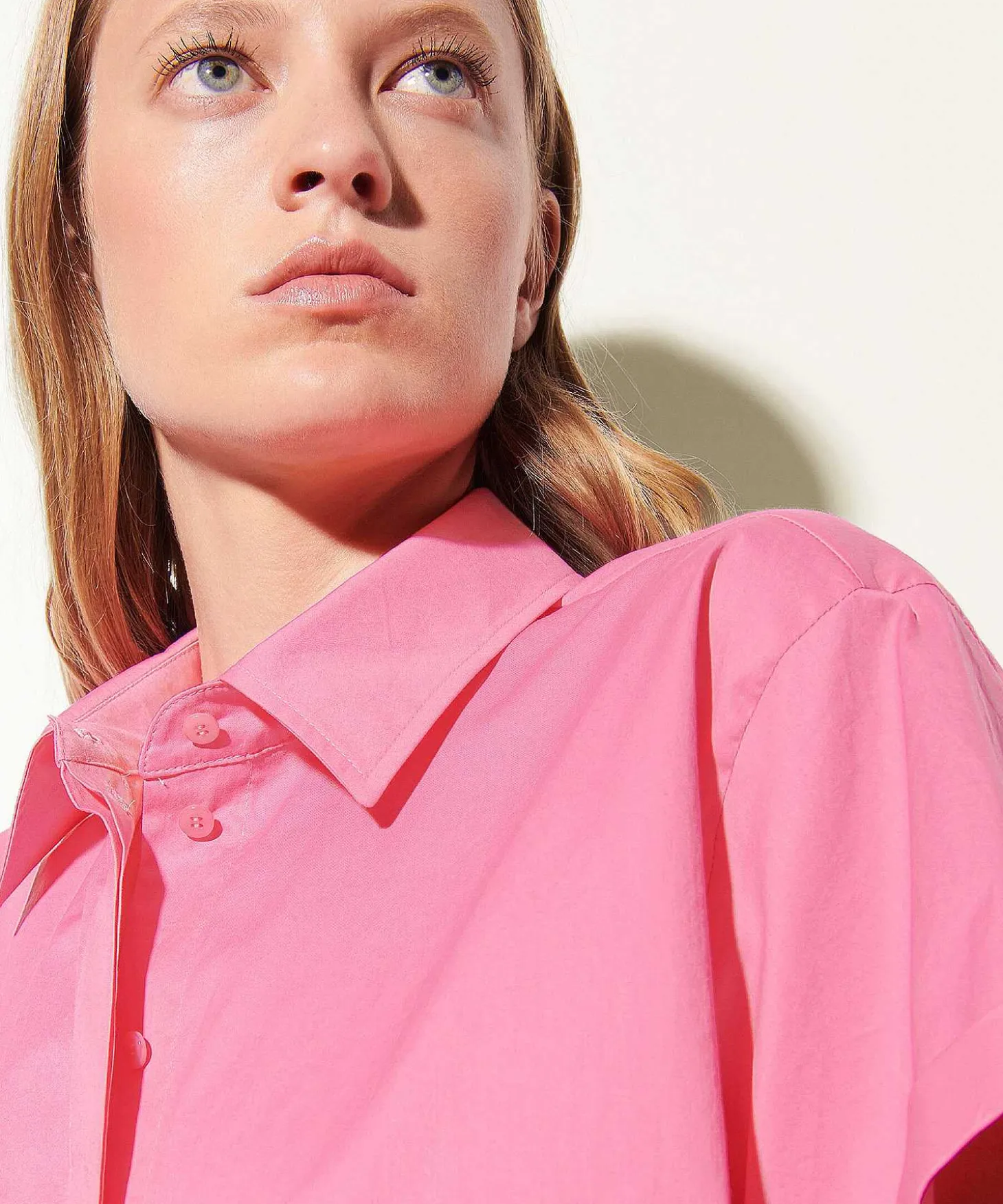 Luisa Cerano Korte Poplin Blouse