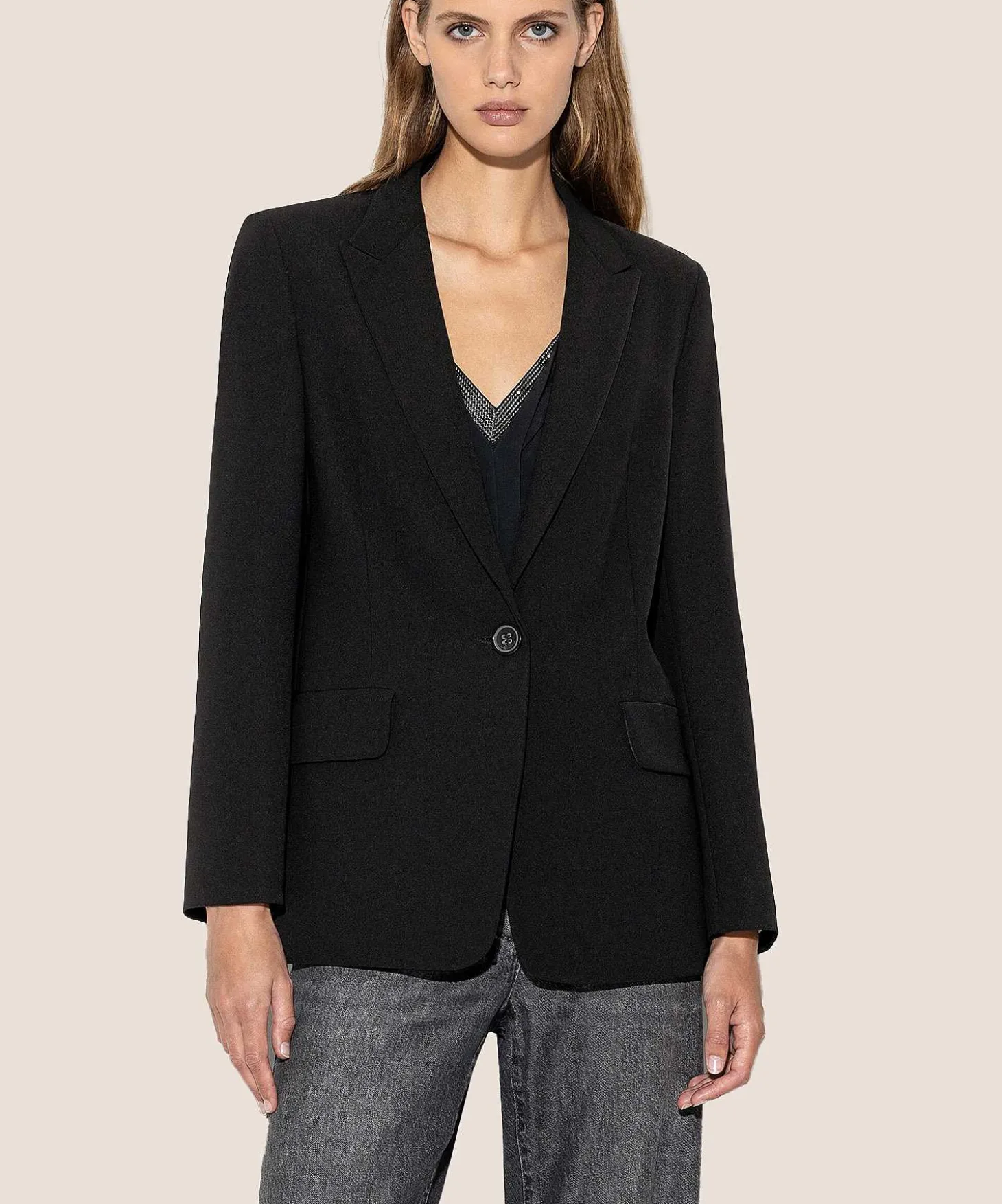 Luisa Cerano Light Crepe Blazer