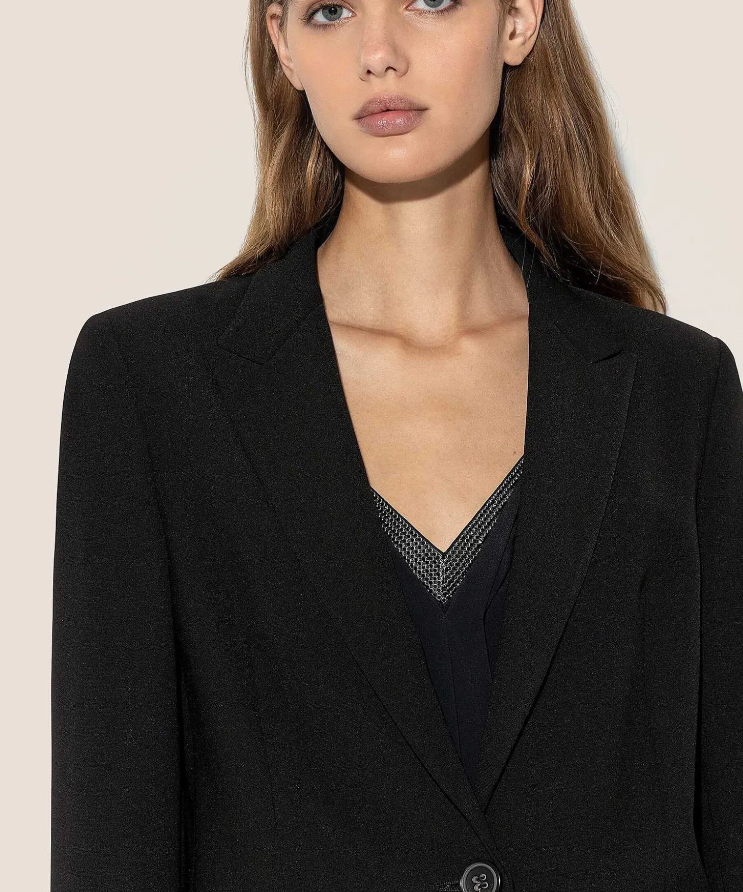 Luisa Cerano Light Crepe Blazer