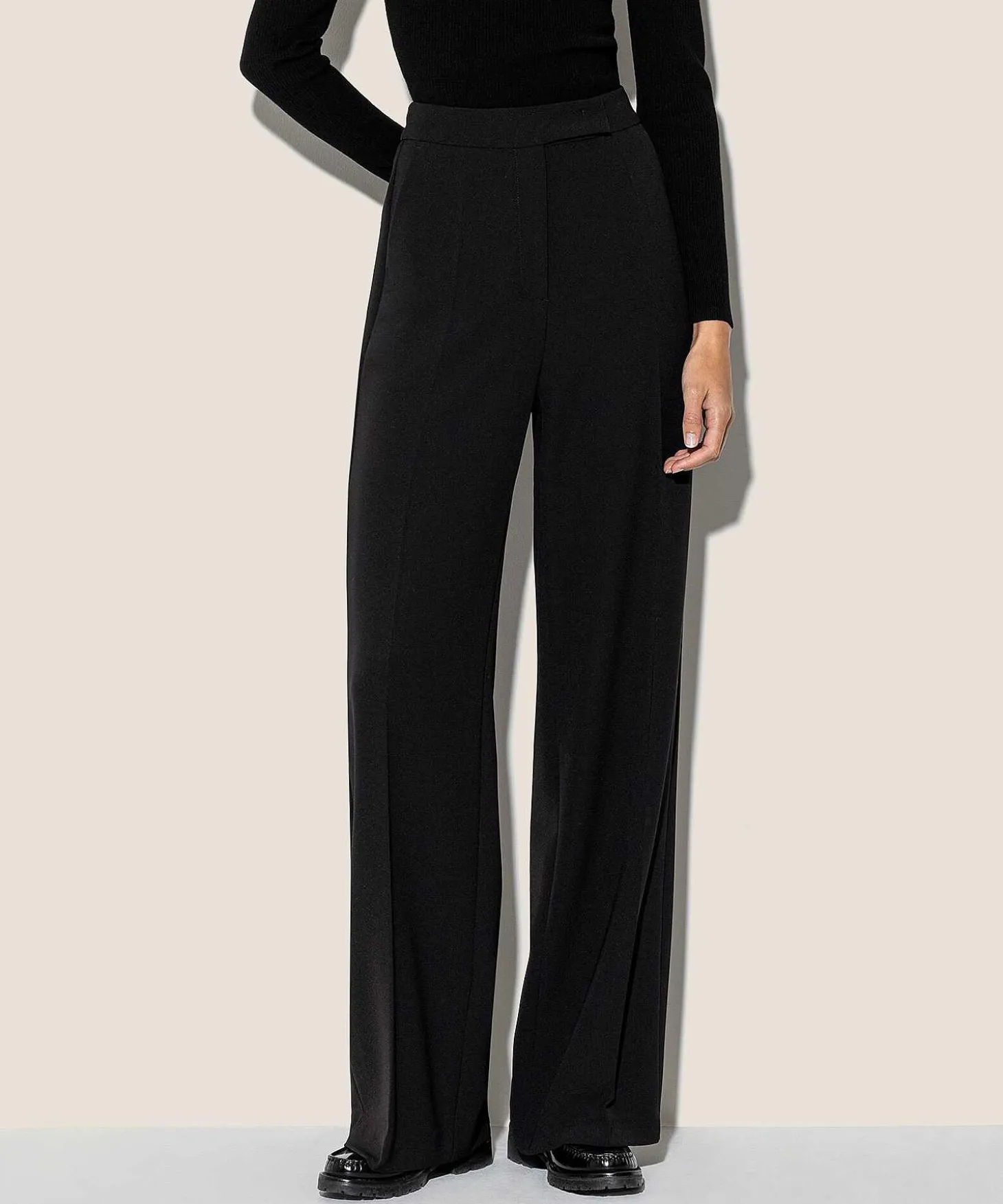 Luisa Cerano Light Crepe Wide Leg Broek