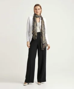 Luisa Cerano Light Crepe Wide Leg Broek