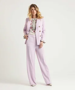 Luisa Cerano Light Crepe Wide Leg Broek