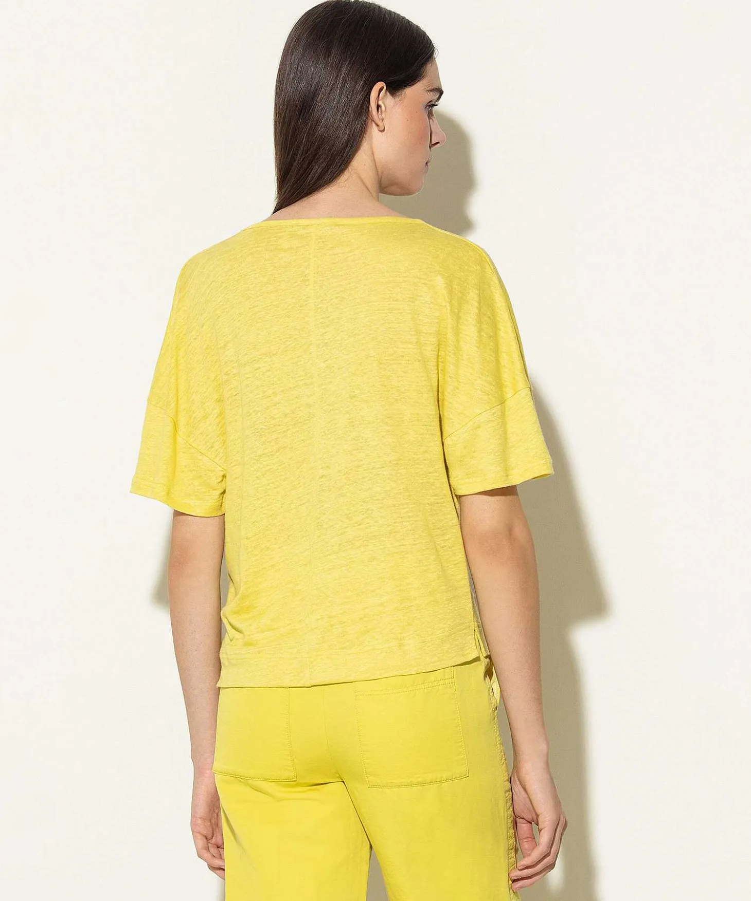 Luisa Cerano Linnen Shirt V-Hals