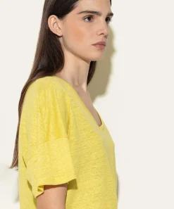 Luisa Cerano Linnen Shirt V-Hals