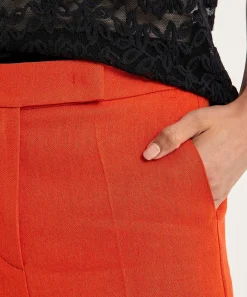 Luisa Cerano Linnenmix Wide Leg Broek