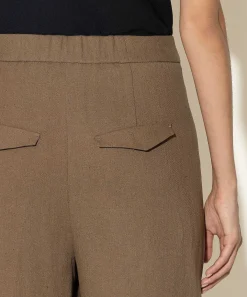 Luisa Cerano Linnenmix Wide Leg Broek