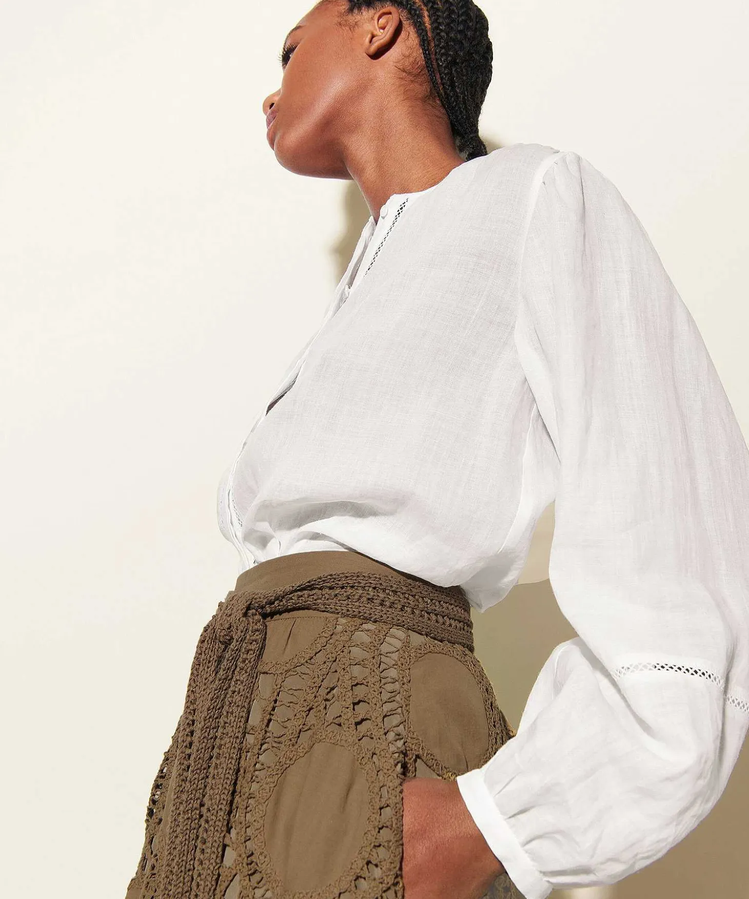 Luisa Cerano Ramie Blouse