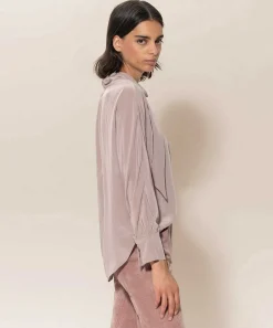 Luisa Cerano Silky Blouse Met Strik