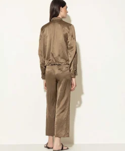 Luisa Cerano Silky Cropped Pantalon