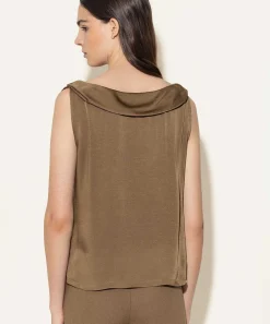 Luisa Cerano Silky Top Met Watervalhals
