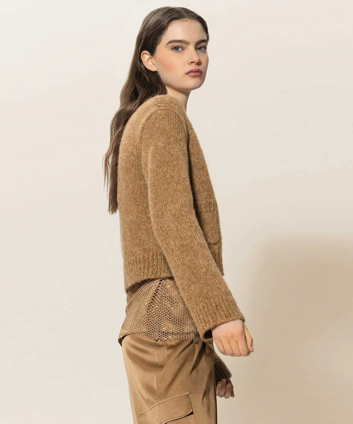 Luisa Cerano Swagger Vest Wolmix