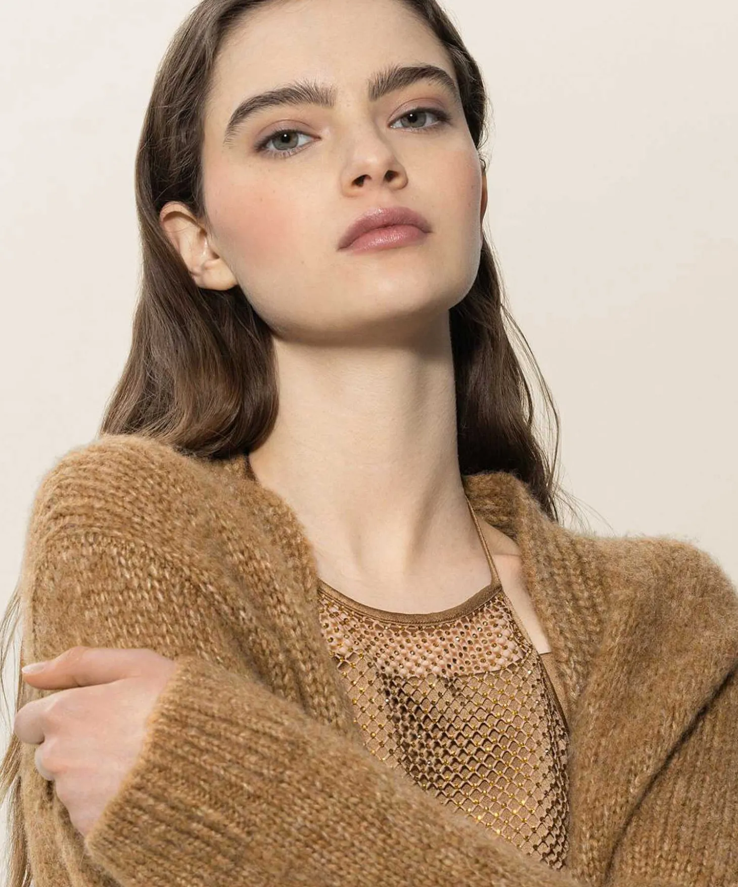 Luisa Cerano Swagger Vest Wolmix