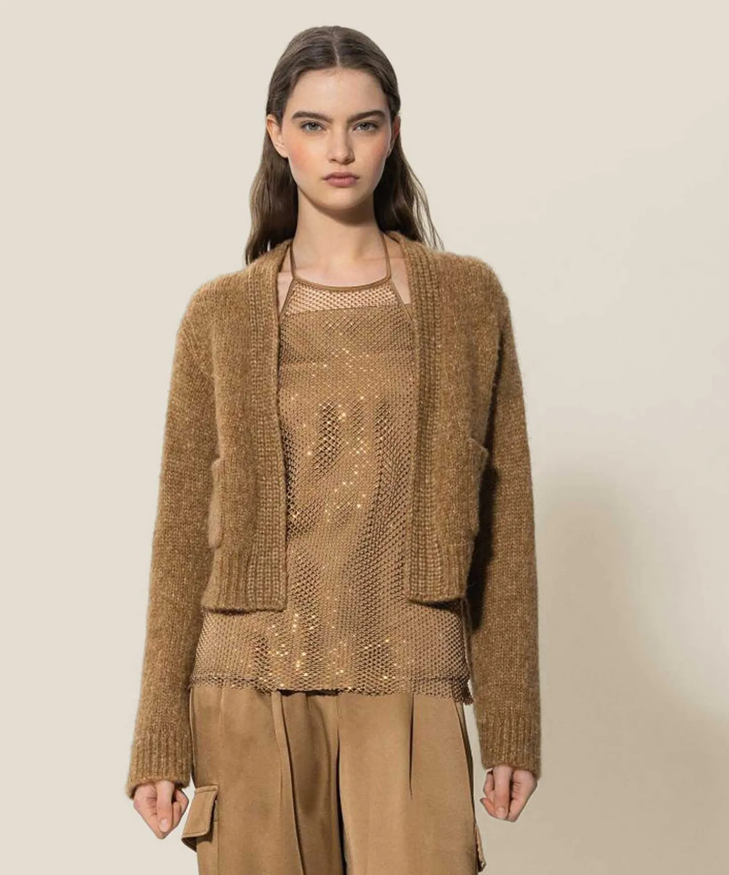 Luisa Cerano Swagger Vest Wolmix