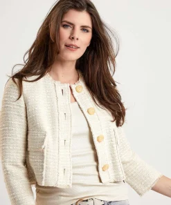 Luisa Cerano Tweed Blazer