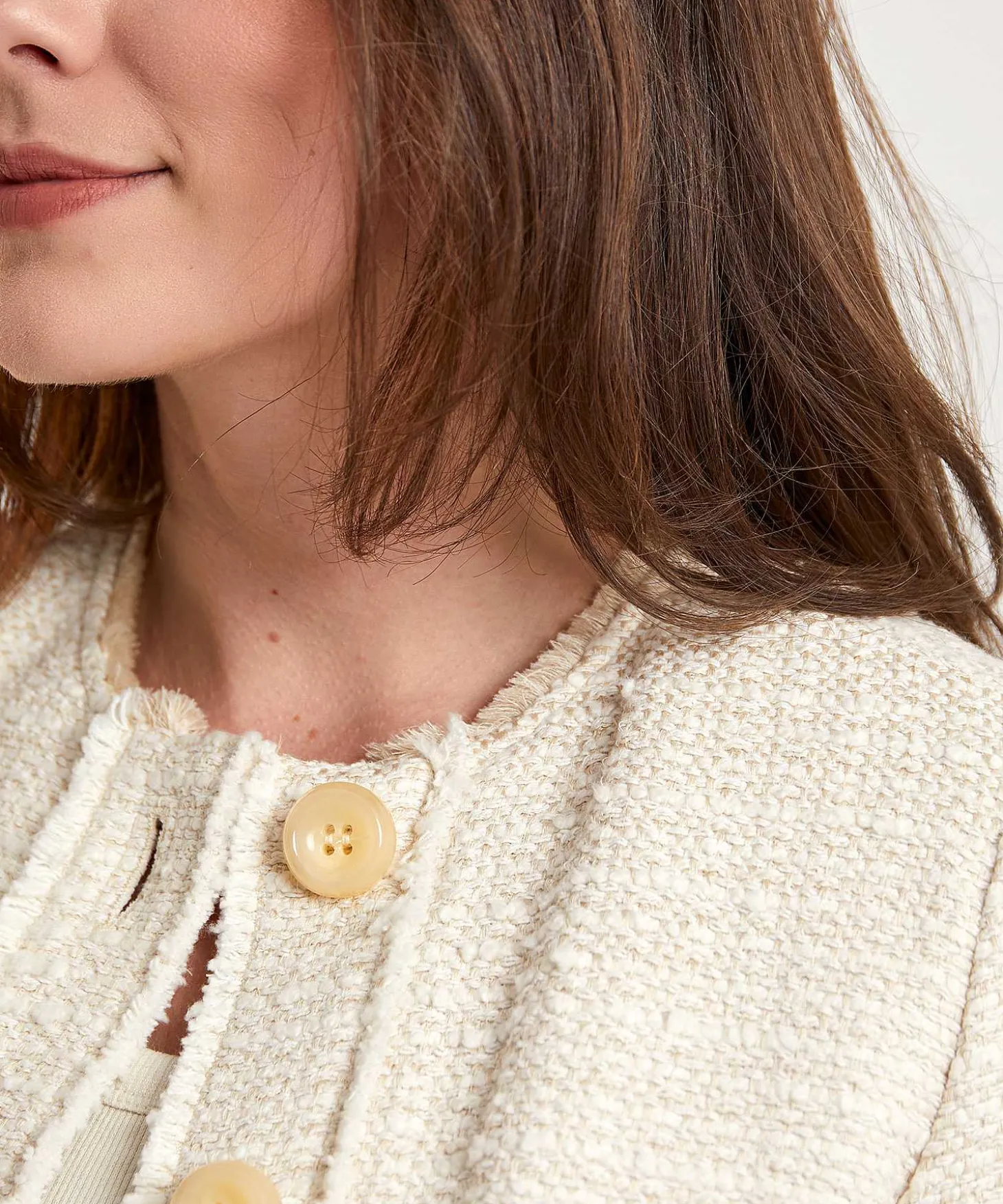 Luisa Cerano Tweed Blazer