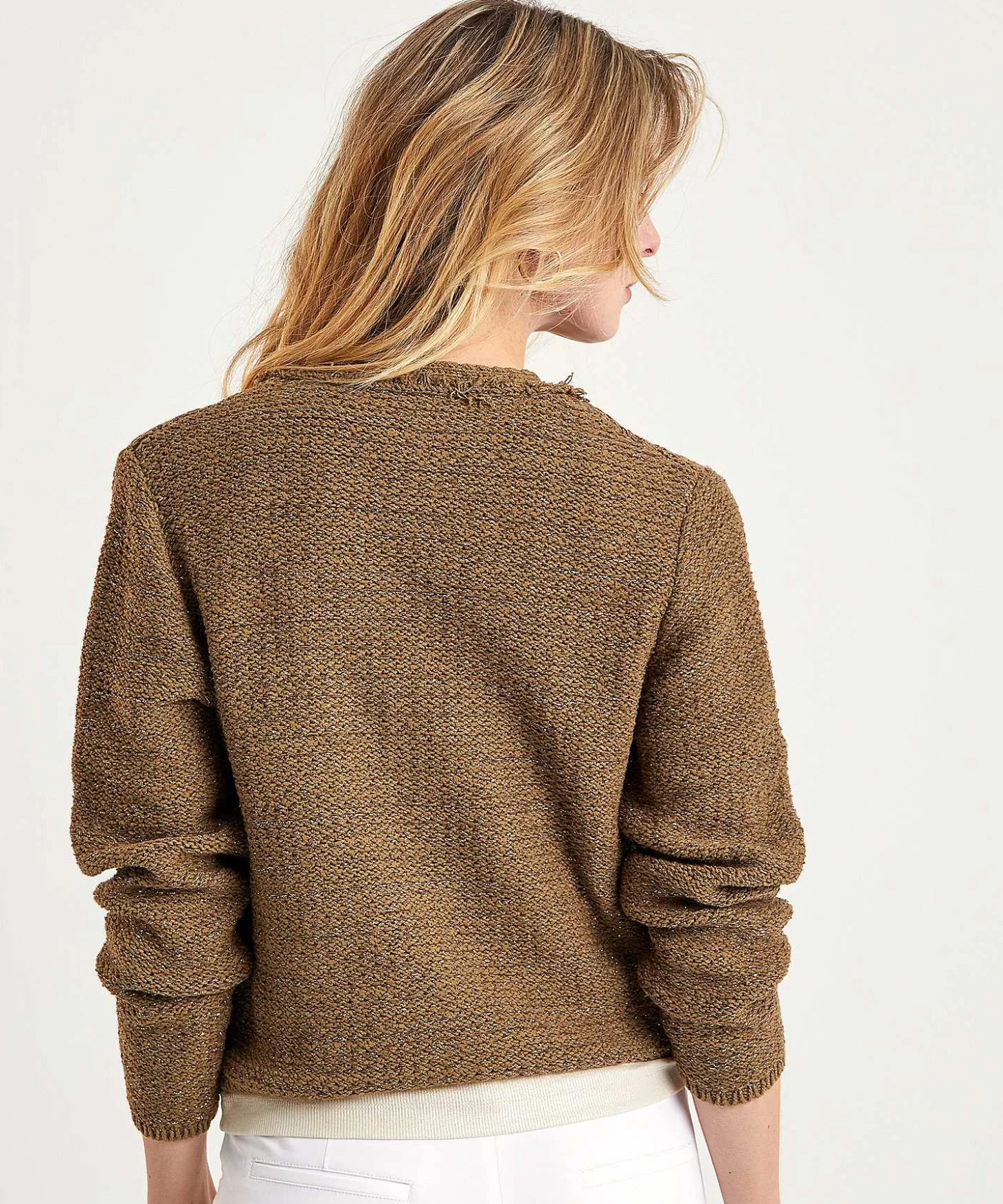 Luisa Cerano Vestje V-Hals Lurex