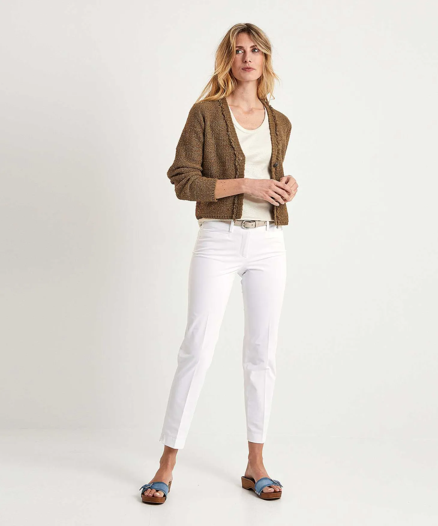 Luisa Cerano Vestje V-Hals Lurex