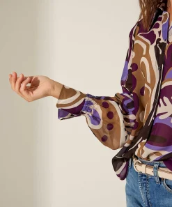 Luisa Cerano Voile Blouse Flowerprint
