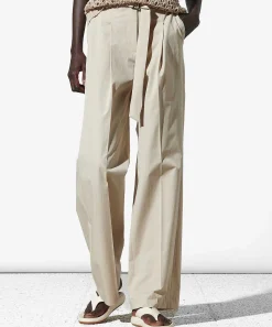 Luisa Cerano Wide Leg Broek Met Ceintuur
